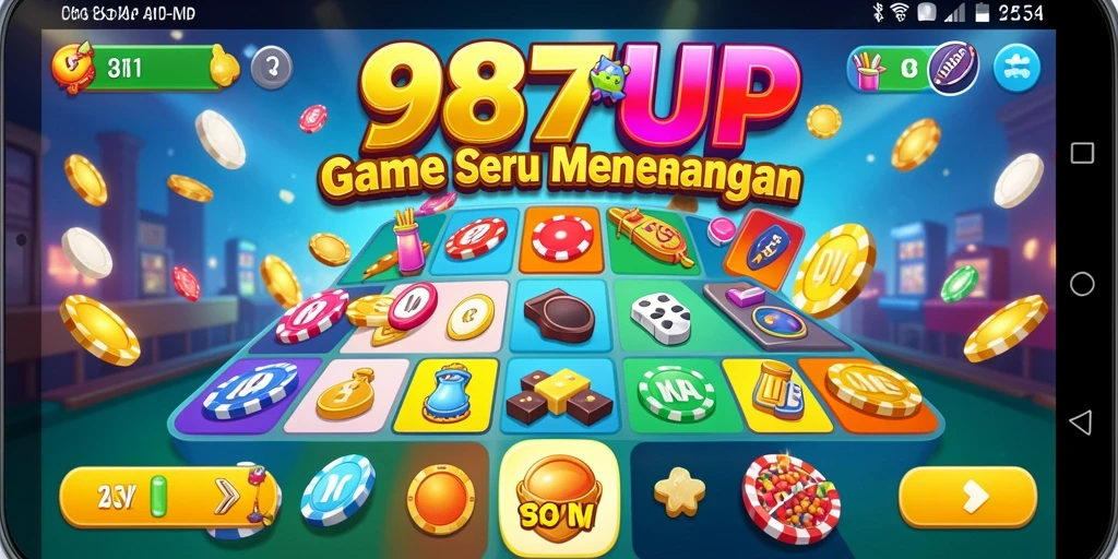 Screenshot gameplay 987UP dengan tampilan Bingo yang menarik.