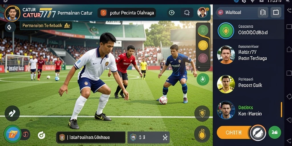 Tampilan gameplay catur yang menarik dan interaktif dalam CATUR777.