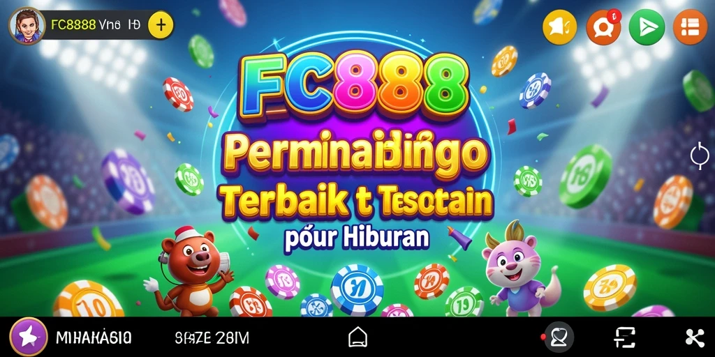Tampilan gameplay Bingo yang mengasyikkan di FC888.