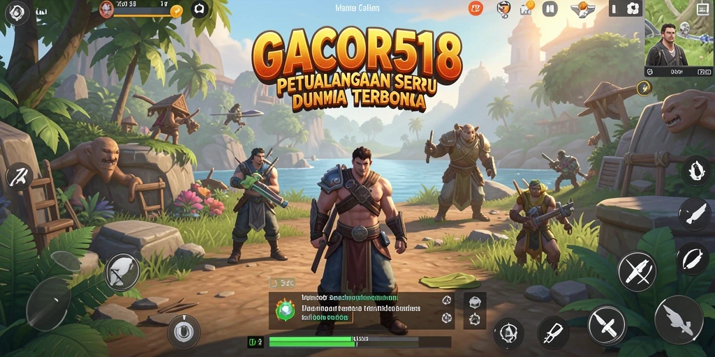 Screenshot GACOR518 menampilkan gameplay menakjubkan di dunia terbuka.