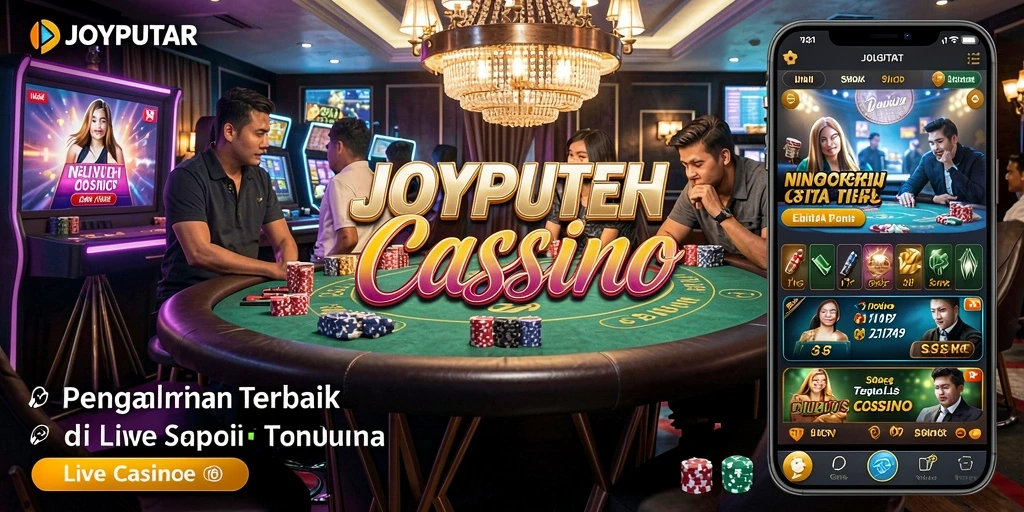 Gameplay Live Casino JOYPUTAR yang mendebarkan dan interaktif.