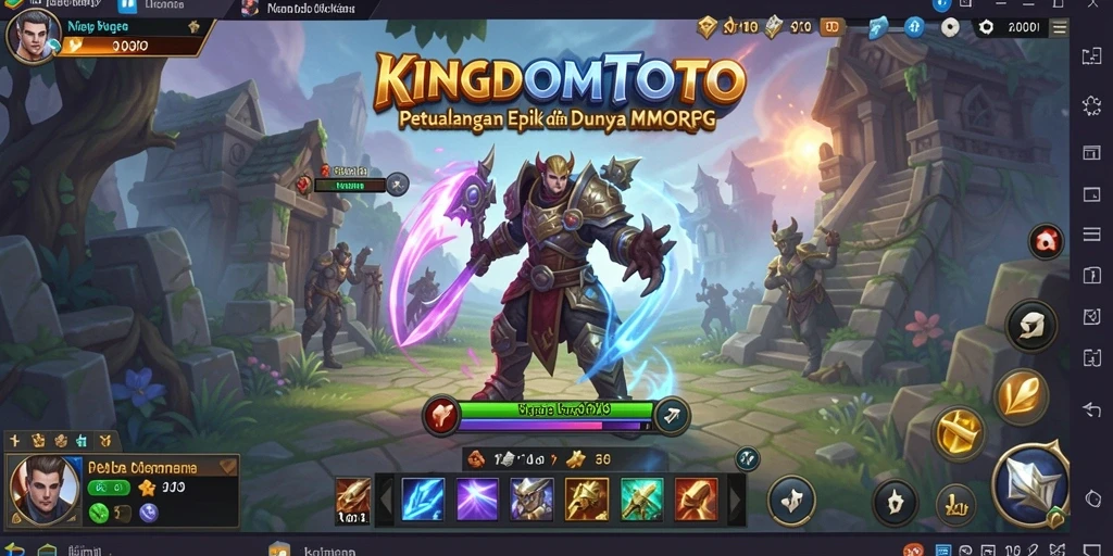 Tampilan gameplay menakjubkan di dunia KINGDOMTOTO