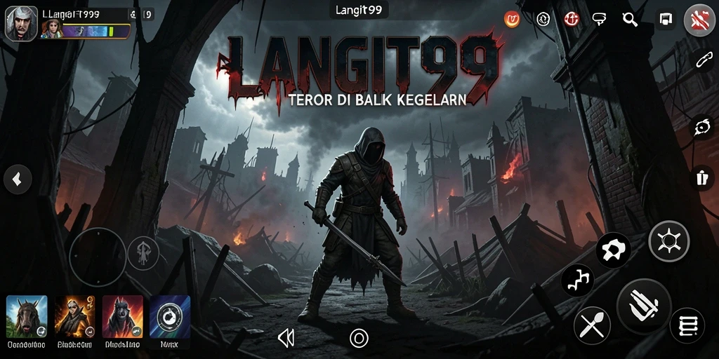 Tangkap layar gameplay seru saat berhadapan dengan monster horor.