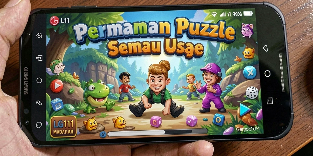 Tampilan gameplay menarik dari LG111 dengan berbagai puzzle yang menantang.