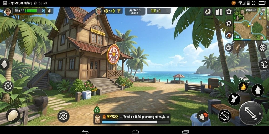 Tampilan gameplay interaktif dalam MR888 yang seru dan mendetail.