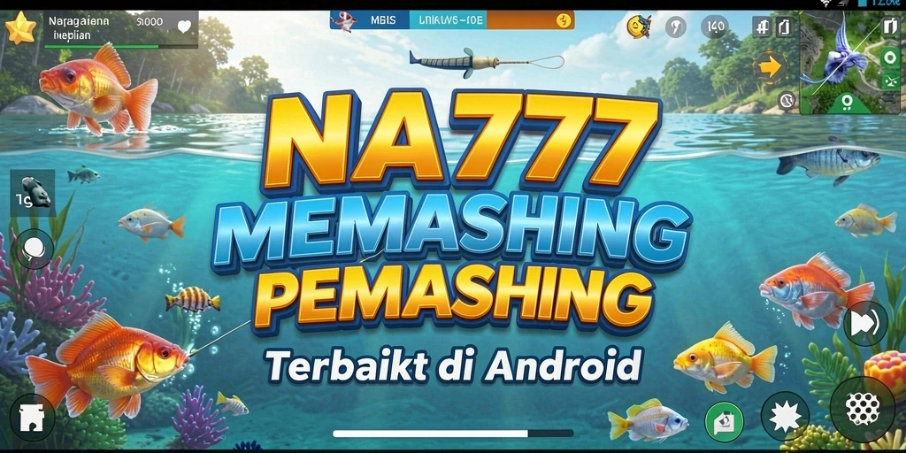 Gameplay Fishing yang seru dengan beragam ikan dan lokasi.