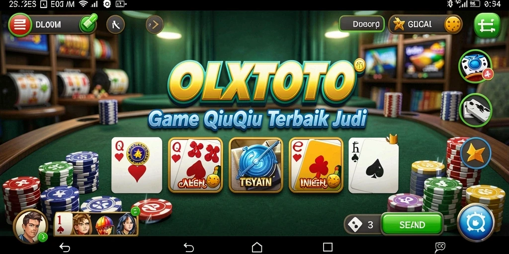 Tampilan gameplay seru OLXTOTO yang menampilkan keseruan bermain QiuQiu.