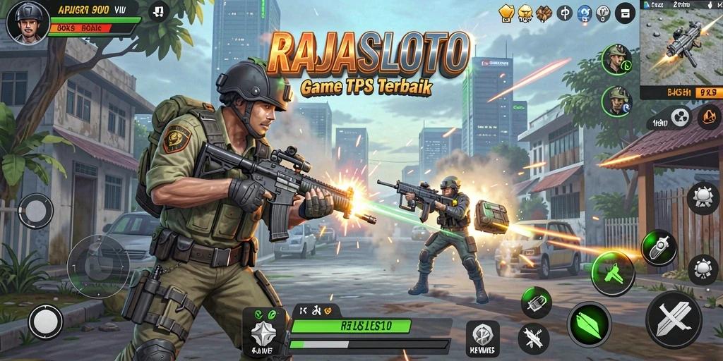 Tampilan gameplay RAJASLOTO yang mendebarkan dan penuh aksi.