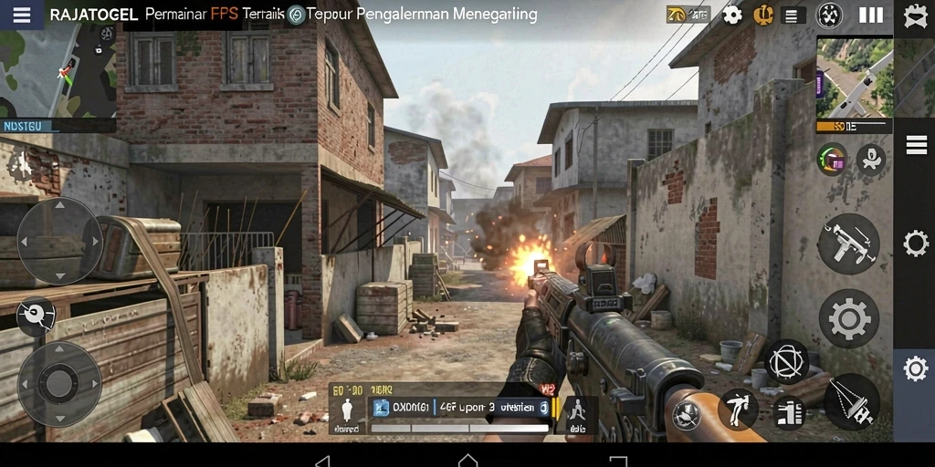 Tangkapan layar gameplay seru RAJATOGEL di dunia FPS.