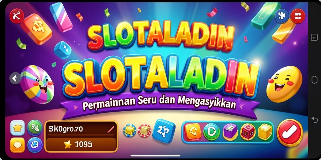 Menampilkan gameplay SLOTALADIN yang seru dan kompetitif dalam permainan Bingo.