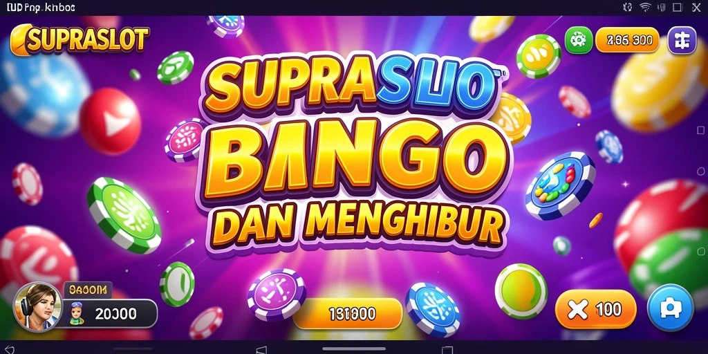 Tampilan gameplay menarik dari SUPRASLOT menunjukkan keseruan Bingo.