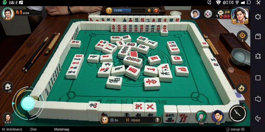 Screenshot utama X88 menampilkan gameplay seru permainan Mahjong.